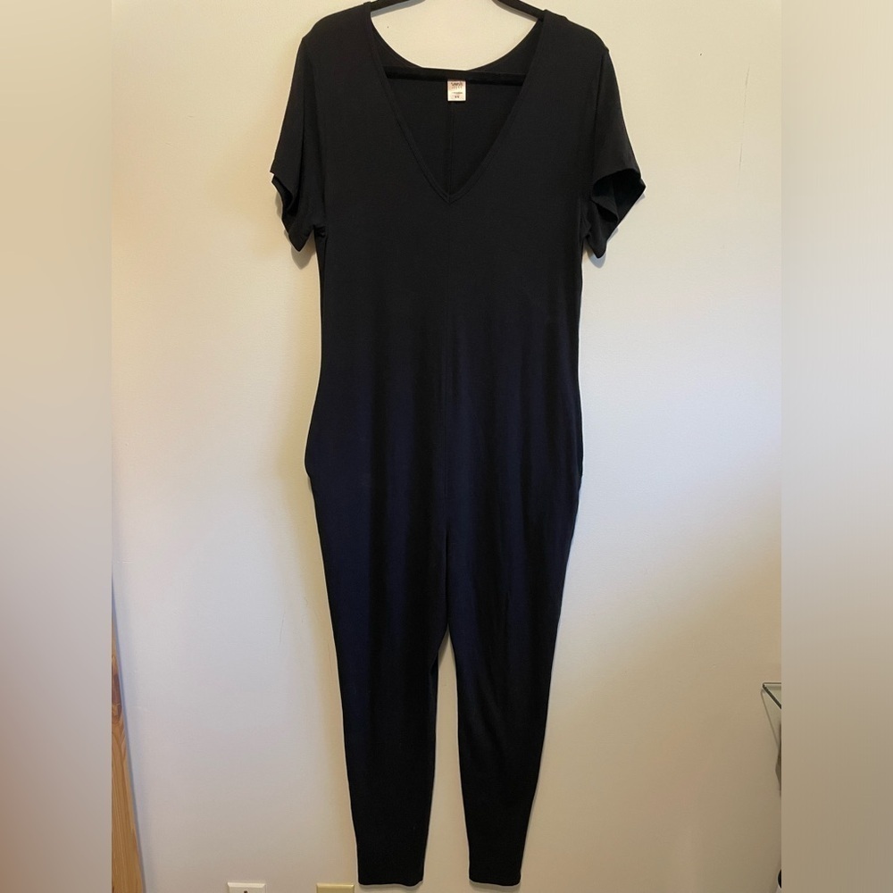 SMASH & TESS- SUNDAY ROMPER IN MIDNIGHT BLACK - Picture 3 of 7
